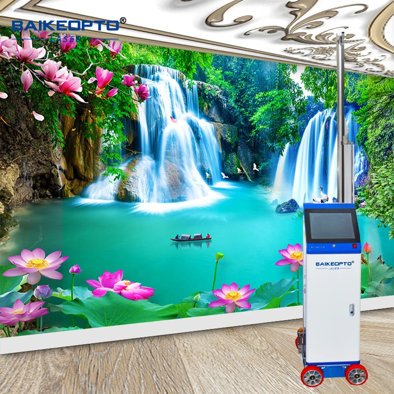 BK-UV64 Top-selling New Wall Printer UV Ink Double H16 Print Head Painting  9600dpi Resolution