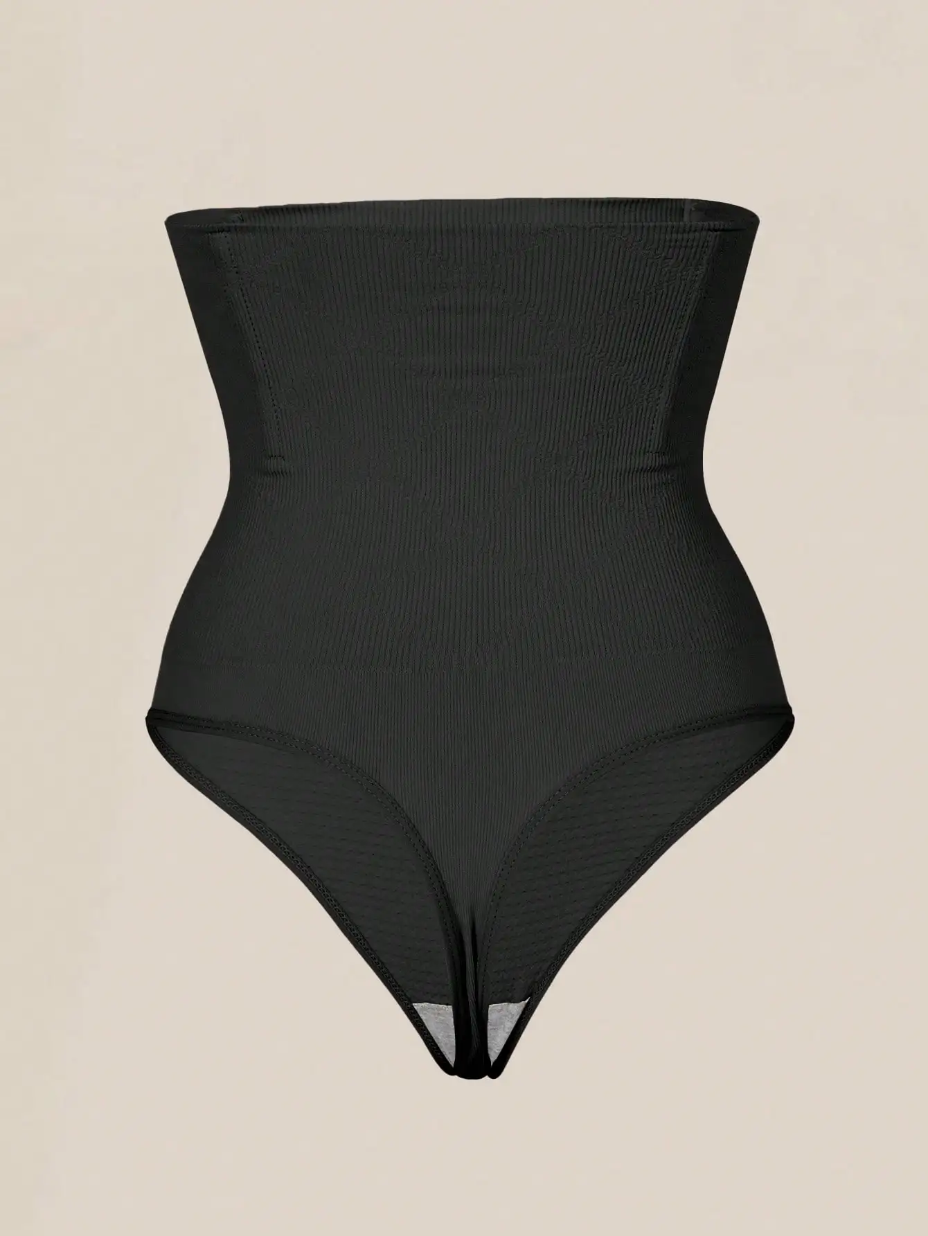 1 Stück Hochgeschnittener Nahtloser String mit Bauchkontrolle, Formende Unterwäsche für Frauen, Po-Lifter und Bauchformer – Detail 8