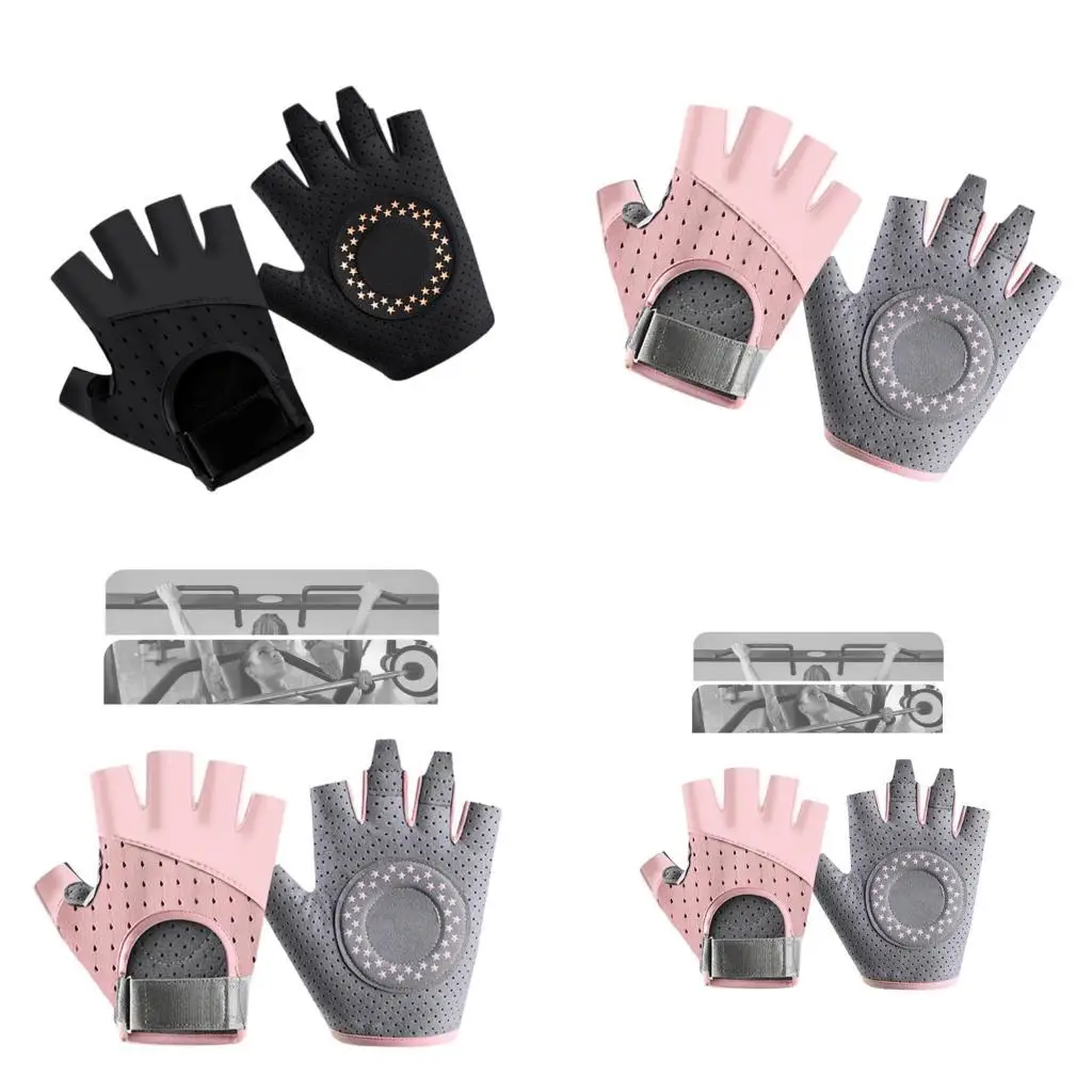 

R6FE Outdoor Sports Half Finger Glove Nonslip Wear Resistance Short Training Glove