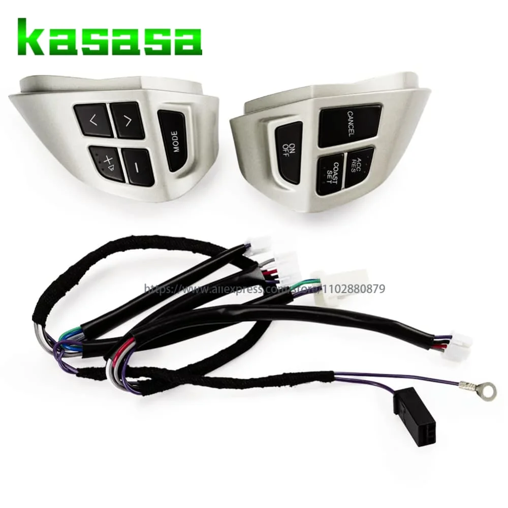8701A087 8602A008 新型クルーズコントロールラジオスイッチステアリングホイールボリュームサウンドボタン自動車部品 - 三菱ランサーアウトランダーASX 20用
