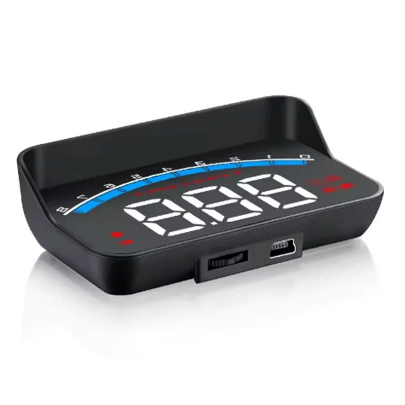 

A82M-Car Head-Up Display M6S Digital Speedometer Display,With Instrument Speed/RPM Voltage Warning Indicator Suitable