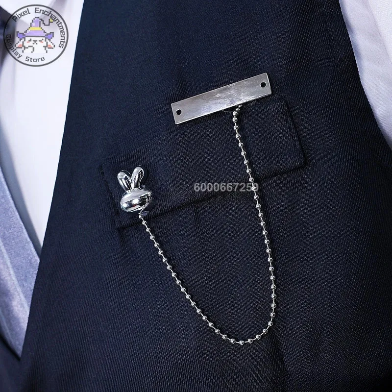 Sky06 Love and Deepspace Xavier Косплей Костюм Парик Boyfirend Bunny Deacon Костюм Игра Ролевая Игра Наряд Мужчины Хэллоуин Вечеринка C66lU&