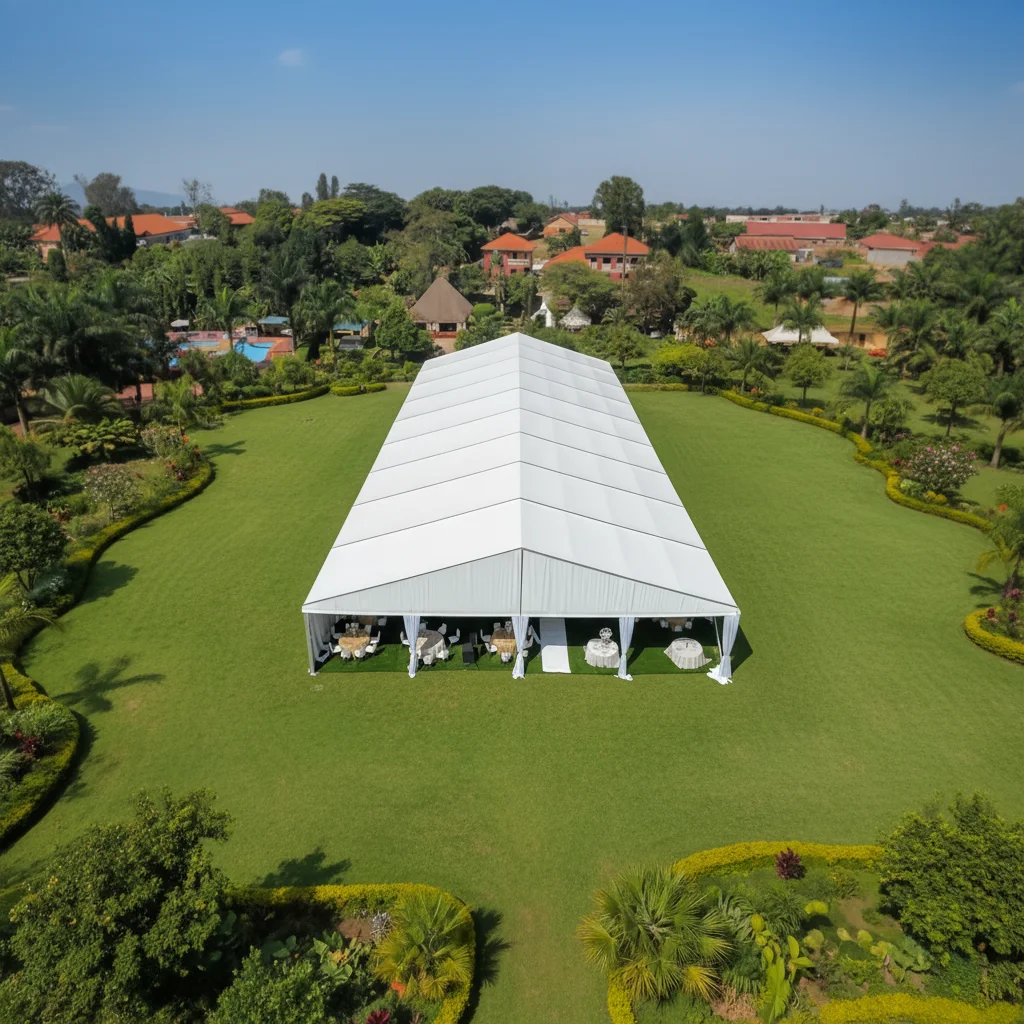 Aluminum Luxury Large Custom 20X30 Outdoor Party Wedding Tent Marquee for 200 People Tents for Events