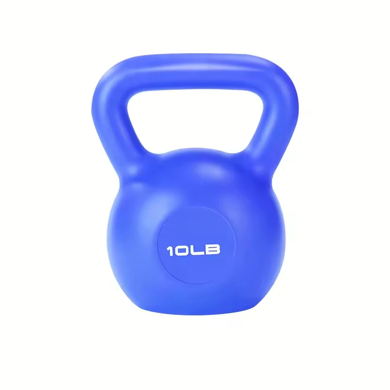 

Colorful Kettlebells with Cement Fill Custom Logo for Home Fitness Training
