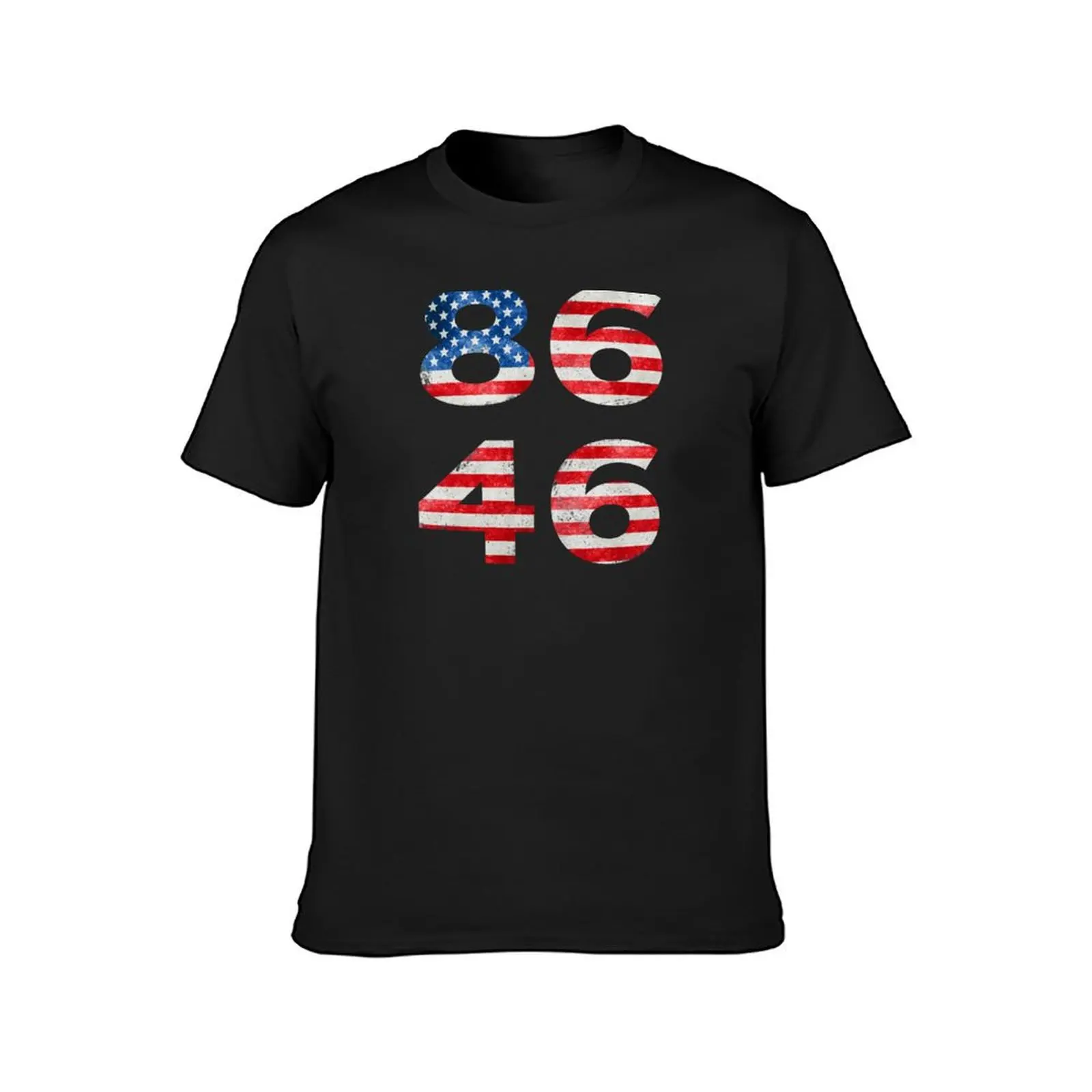 vintage flag 8646 joe Biden anti, not my President , Impeach 86 46 Biden Harris against gifts T-Shirt