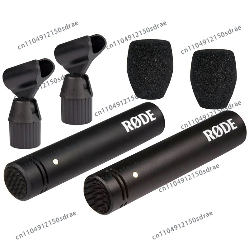 RODE M5 small diaphragm vocal instrument condenser microphone Band mic for home recording, acoustic instruments and choir