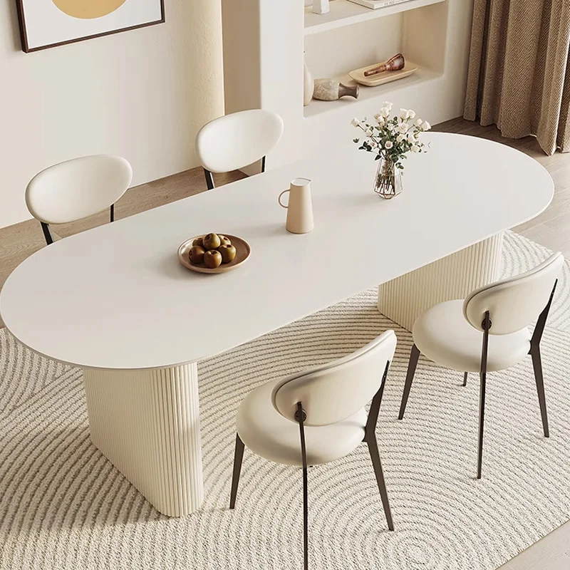 

Minimalist Library Dining Table Nordic Living Room White Mobile Dining Table Makeup Free Shipping Mesas De Comedor Furnitures