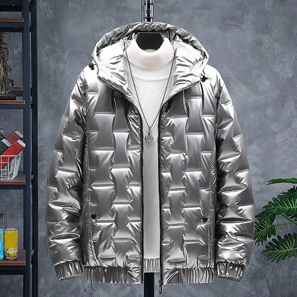 Men Jacket  Popular Embossing Zipper  Overcoat Windbreaker  Male Men Windbreaker