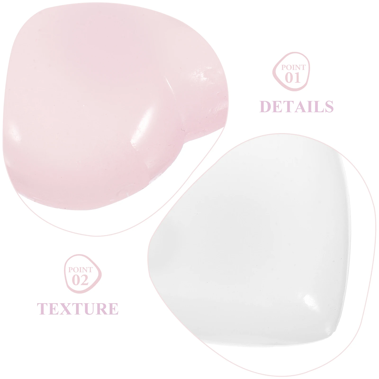 Balles élastiques en forme de cœur, 3 pièces, balle anti-Stress, récompense de carnaval, jouets de fête de saint-valentin, cadeaux de fête pour enfants, balles à presser le Stress