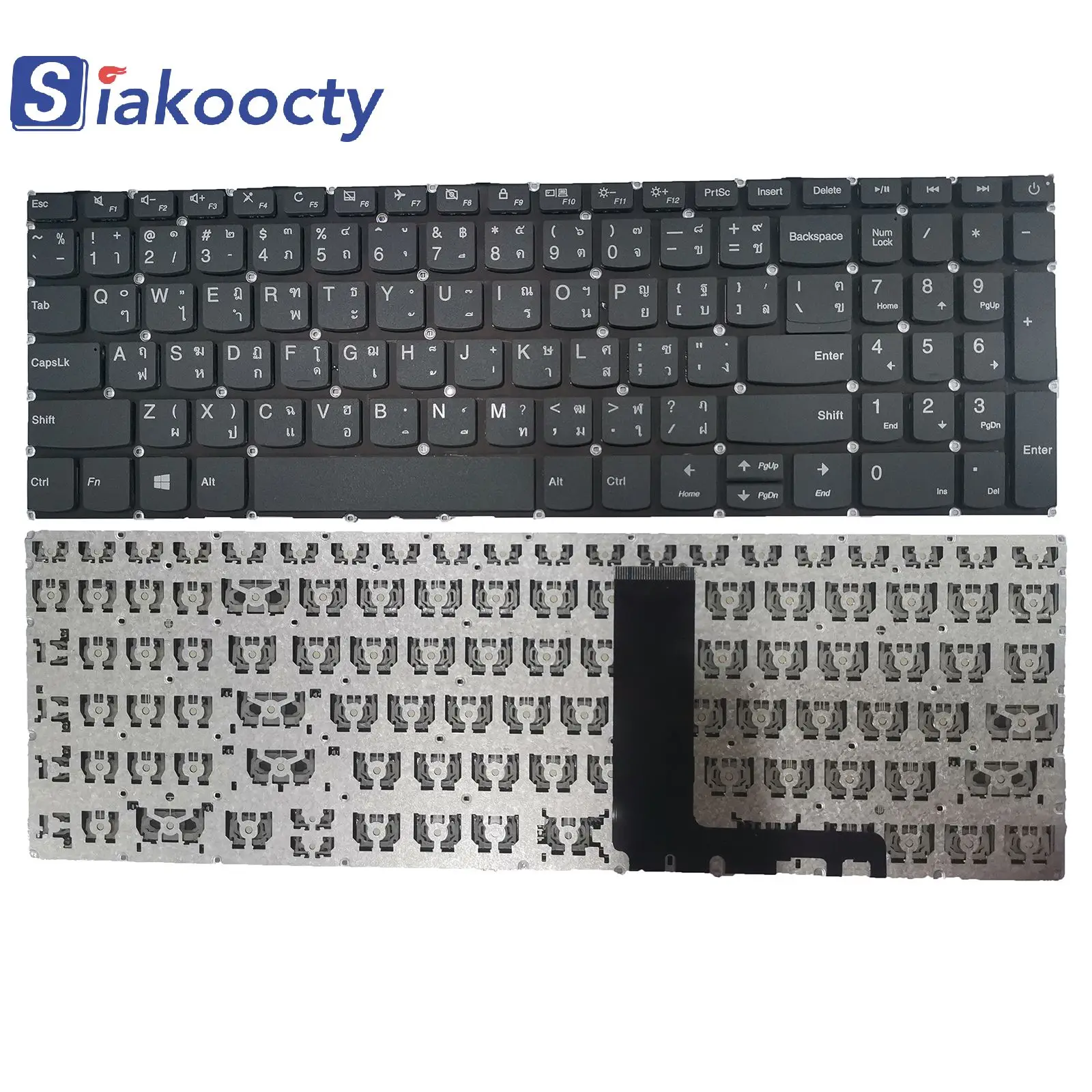 

New for Lenovo IdeaPad 320-15ABR 320-15IAP 320-15AST 320-15IKB 320-15ISK Keyboard with Switch TI grey