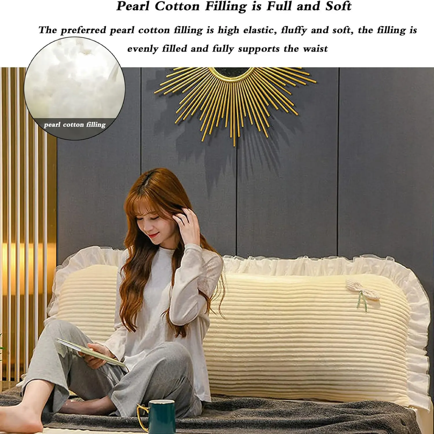 90/120/150 cm Tatami-Kissen, K – Headboard Cushion Backrest Tatami Bewertung und Preis