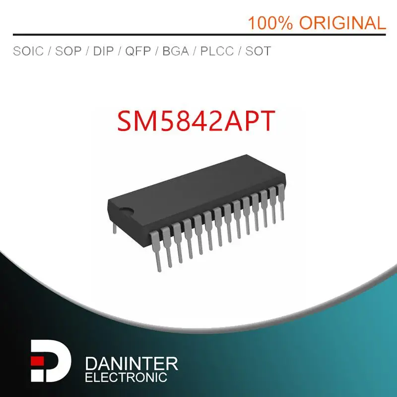 

новый SM5842APT SM5842AP SM5842 1 шт.-3 шт. DIP28