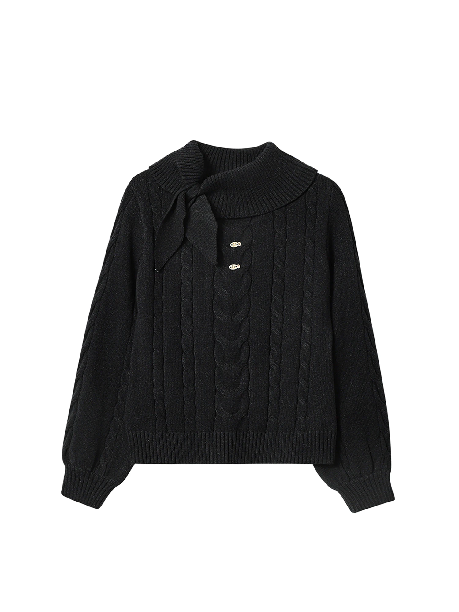 

Women's Black Gothic Pullover Sweater Vintage Jumper Knit Long Sleeves Cozy Soft Cashmere Sweater Autumn Winter 2000s Clothes