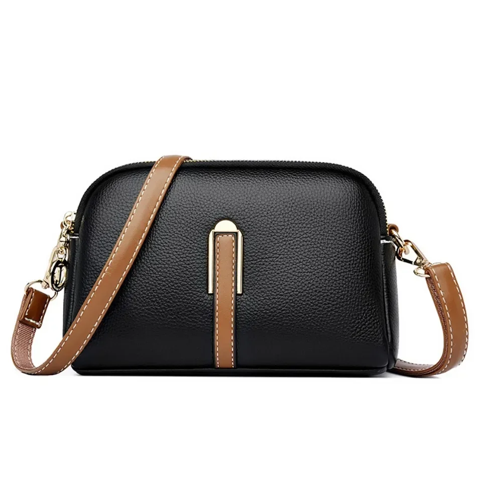 Fashion Genuine Luxury 3 LayersWomen Bags Designer HIgh Quality Soft Leather  Crossbody Bags for Women 2024 Shoulder Bag