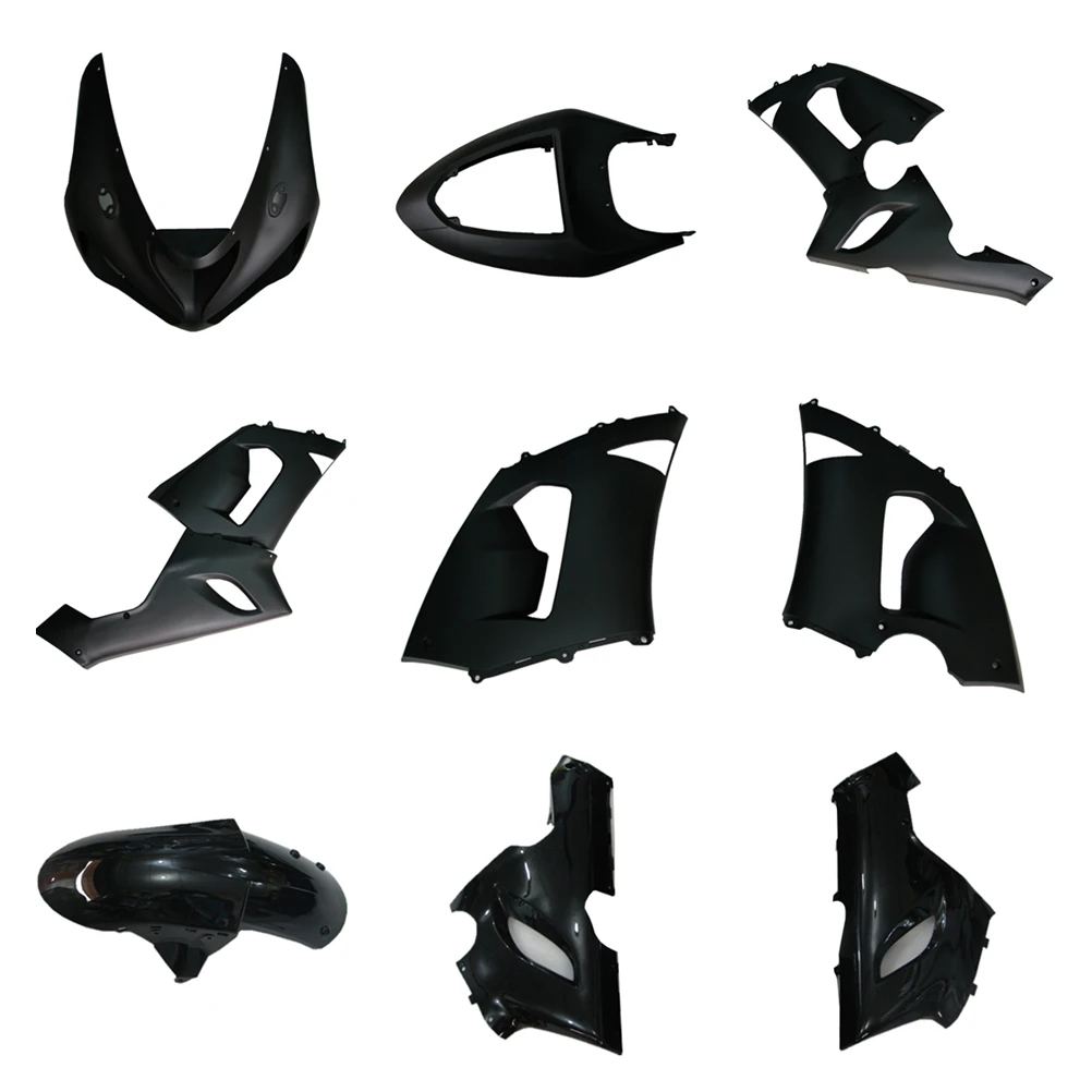 Pack left right tail behind Side panel Injection Bright matte black Motorcycle For ZX6R 2005 2006 ZX 6R 636 Bodywork Fairing