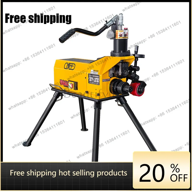 Factory Direct Sales 2-8 inch 219 plastic lined steel pipe grooving machine electric hydraulic rolling grooving machine GN8-F