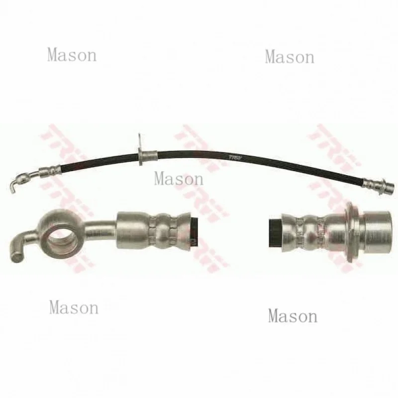 

R+ FOR FRONT BRAKE HOSE BRAKE LINE PAIR TRW PHD691 2PCS P NEW OE QUALITY