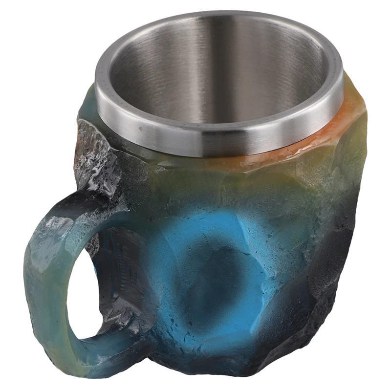 

Элегантная роскошная кофейная кружка с минеральными кристаллами, красочная хрустальная кружка, полупрозрачная кофейная кружка, кофейные кружки для домашнего офиса