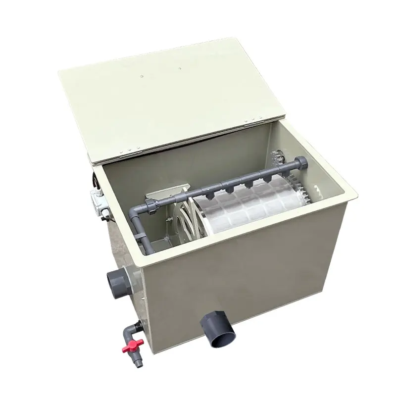 High Efficiency Stainless Steel Fish Farming Rotary Aquaculture Drum Filter for Koi Pond Home Use