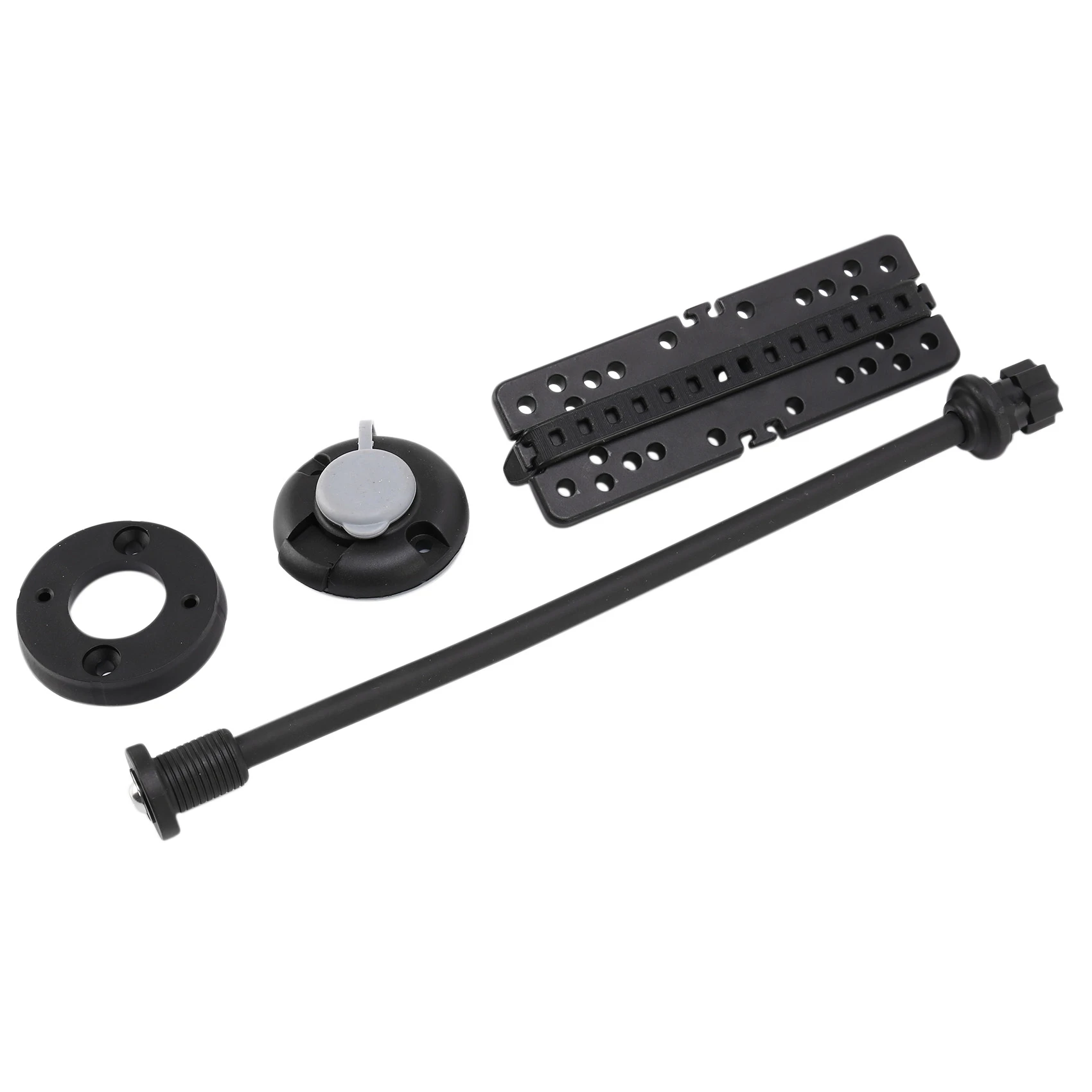 Fish Finder Mount Base,360 Degree Rotation Fish Finder Holder Universal Mount Base GPS Plate Rotating Boat Supporter