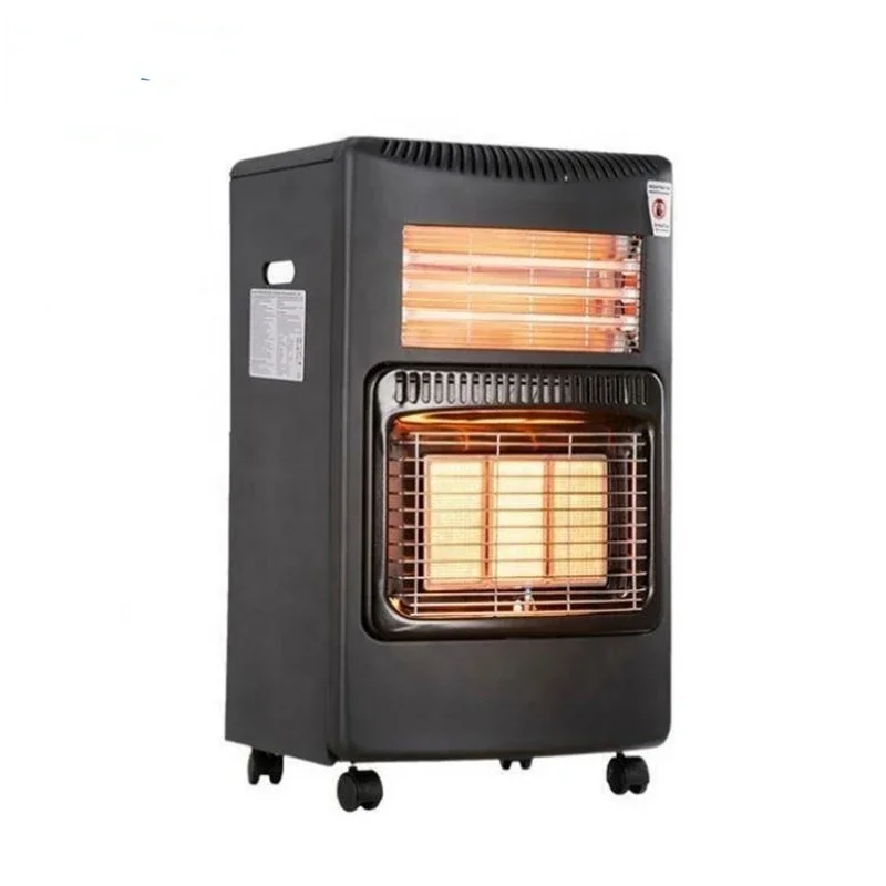 

Portable gas heater with three ceramic burner gas heaters for hotels and commercial establishments and restaurants