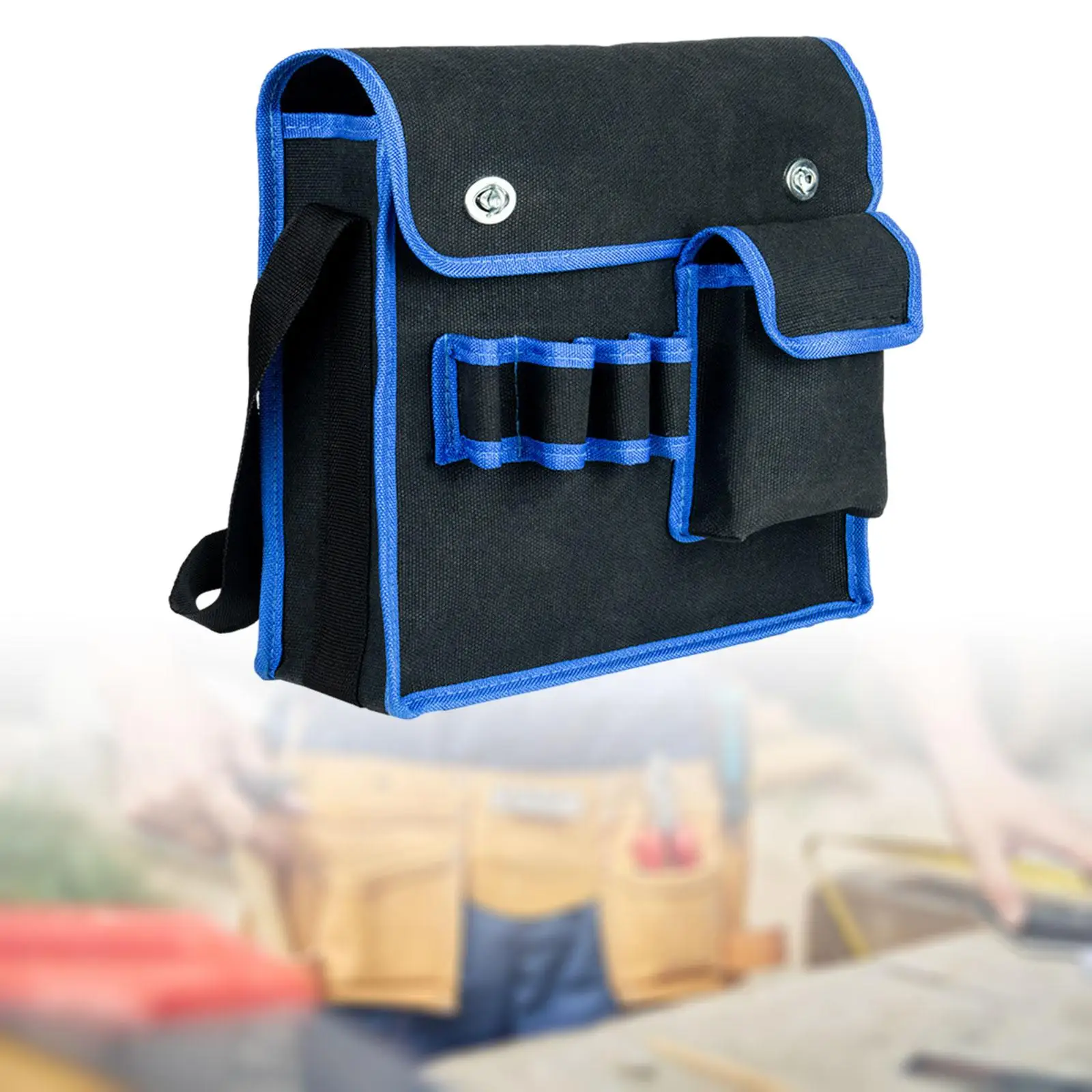 Canvas Tool Bag, Tool Organizer, Durable, Wear-Resistant, Portable Electrician