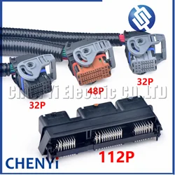 32 Pin 48 Pin ECU DCU OH6 Engine Computer Board Connector Cable Harness Plug 64319-1211 64319-3219 For Nissan Peugeot Citroen