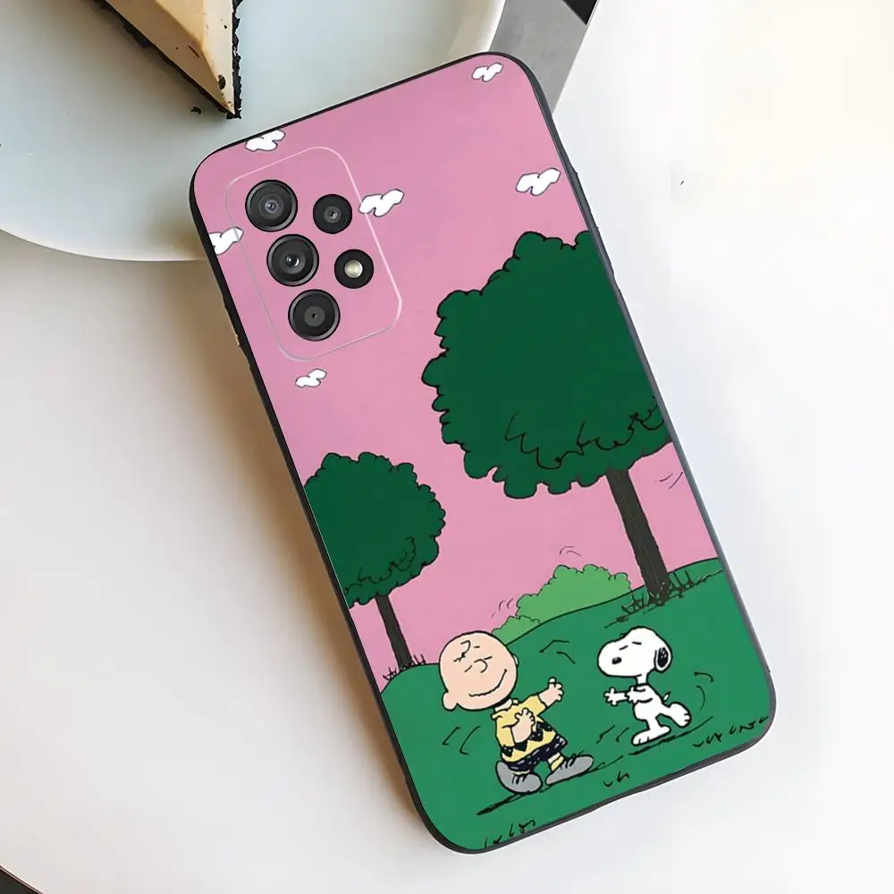 Cartoon O-SnoOPIES-YS Phone Case For Samsung S26 S25 Edge S24 S23 S22 Ultra Plus Fe A57 A37 A17 A56 5G Silicon Cover view 6
