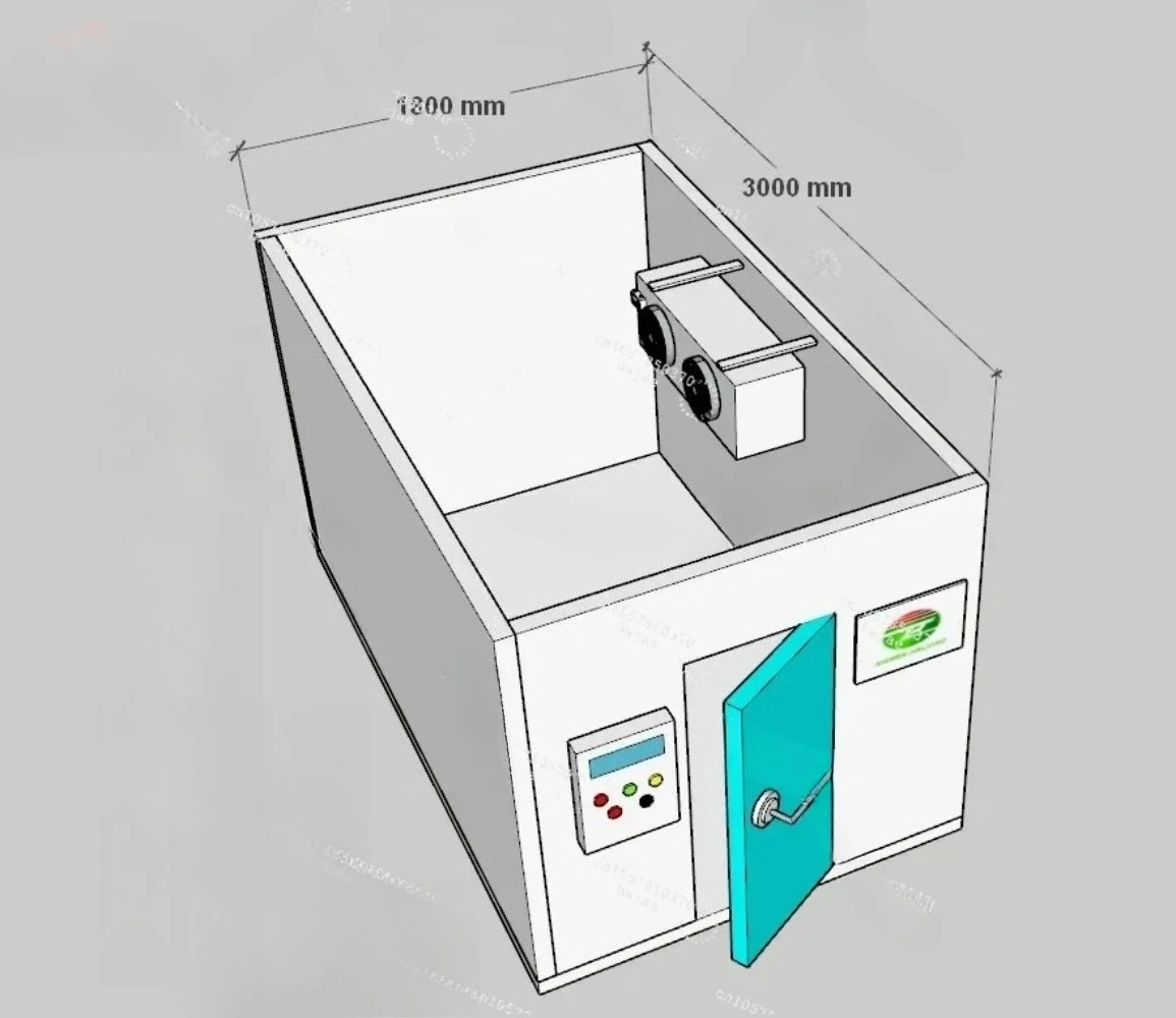 Small Refrigerator Unit Blast Freezer Walk in Chamber Commercial Cold Room Storage Price for Fruit Customized