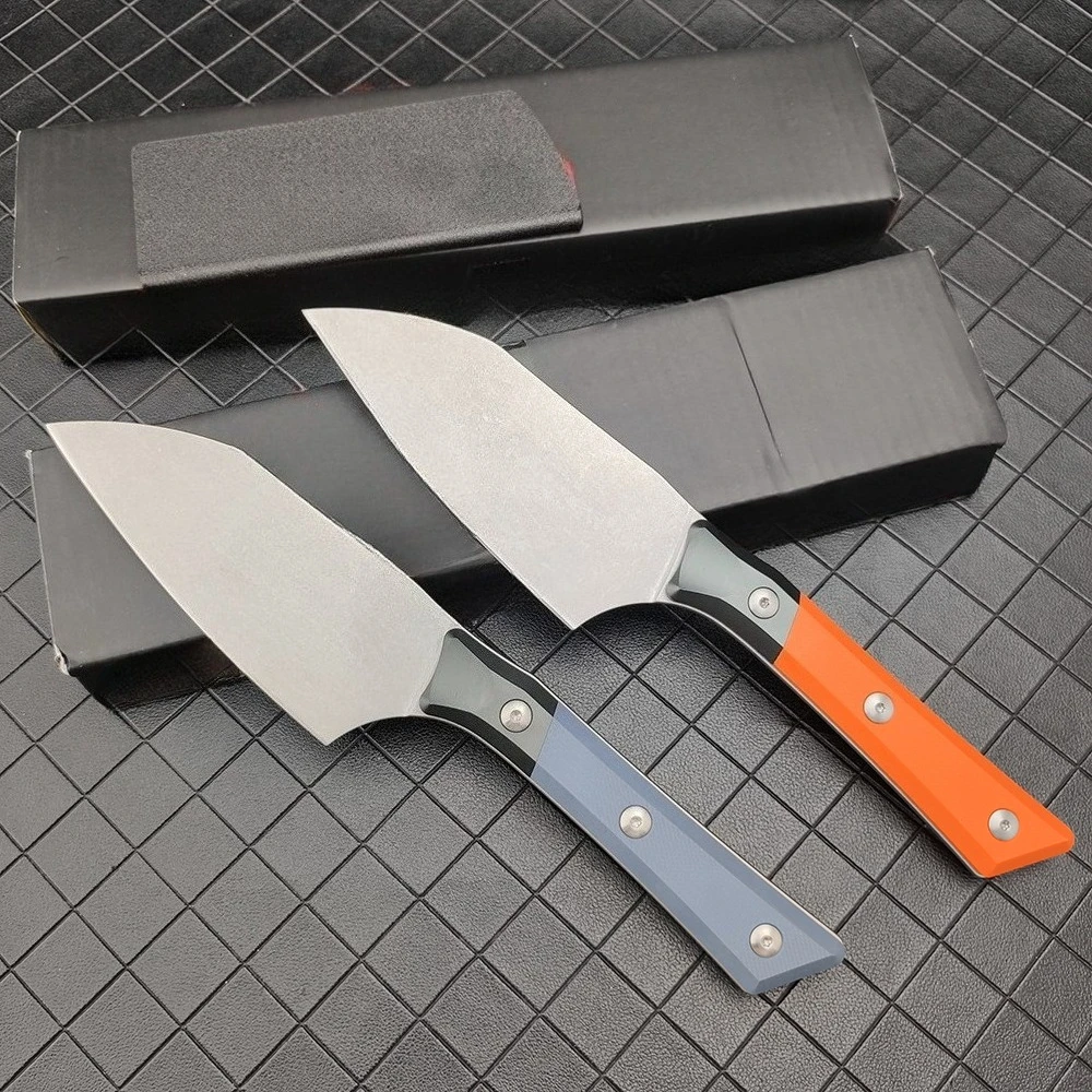 Camping Cooking Knife With Sheath - Нож шеф-повара из стали D2 с