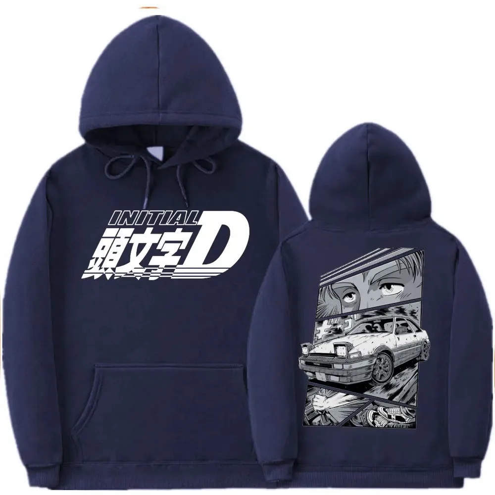 Boys Drift Anime AE86 Initial D Hoodie Akina Downhil Hoodies Men Women Oversized Fashion Kids Sweatshirt Men Hip Hop Streetwear