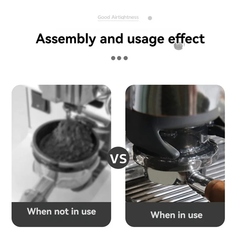 KEOL-コーヒーパウダーリング Breville 8 シリーズエスプレッソマシン用コーヒーハンドルアンチフライパウダーリング