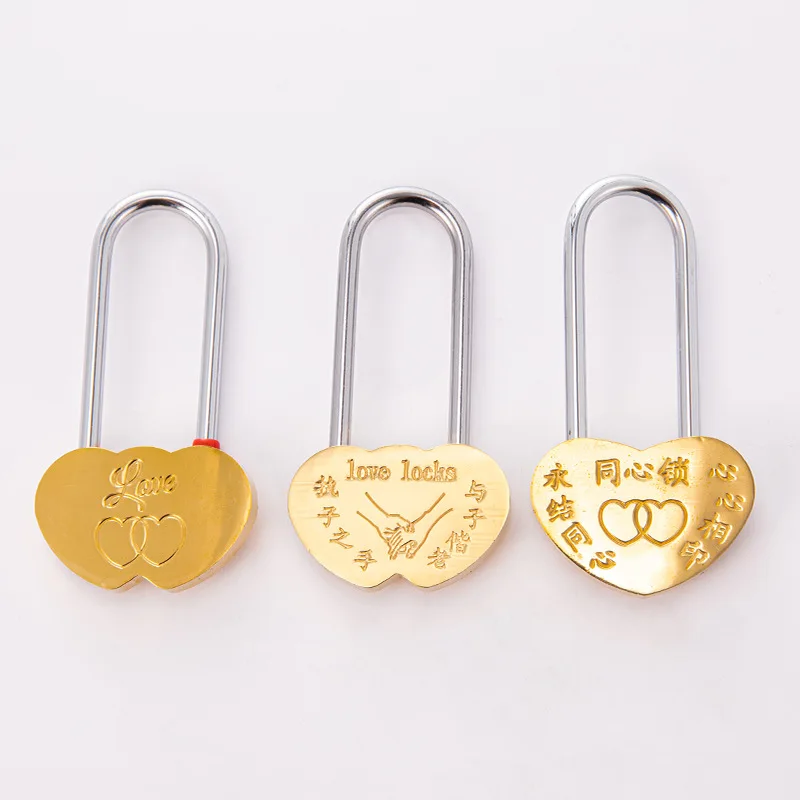 Tourist Attractions Love Lock Wishing Lock Wedding Heart-to-Heart Lock Lover Lock Love Lock Heart Lock
