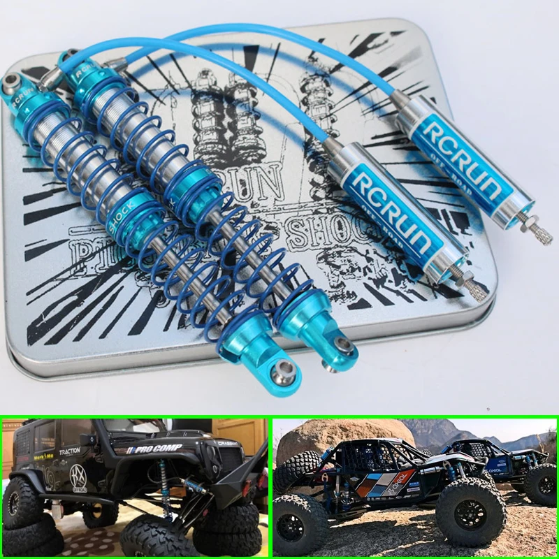2 sztuki hydraulicznych amortyzatorów podciśnieniowych do 1/10 RC Crawler Car Traxxas TRX4 Defender SCX10 KM23 90 Diy Parts