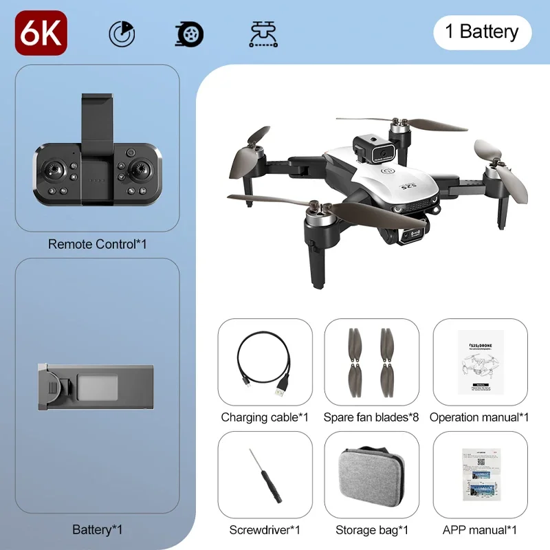 2025 S2S Drone 4K Profesional Aerial Photography Dual-Camera Helicopter Total Obstacle Avoidance Brushless Motor 5G Folding Dron