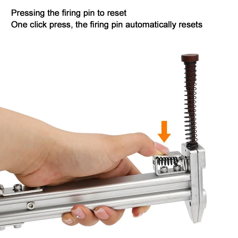 ST18 Steel Nail Gun Manual Rivet Gun Concrete Wall Ceiling Wall Anchor Wire Slotting Device Home Wall Fastener Rivet Tool