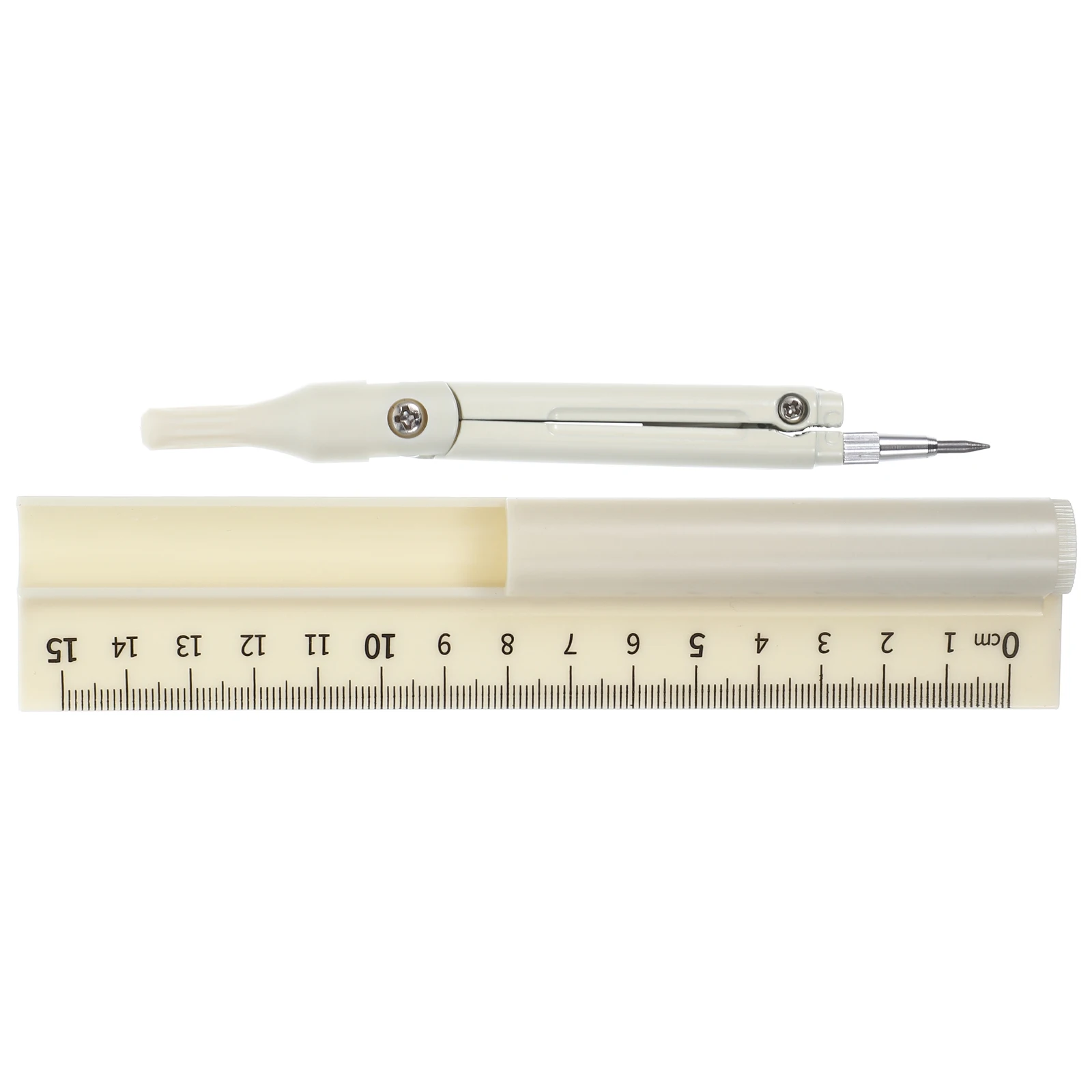 Dividing Line Compass Pen Ruler Set Student Draw Plastic Drawing College School Supplies