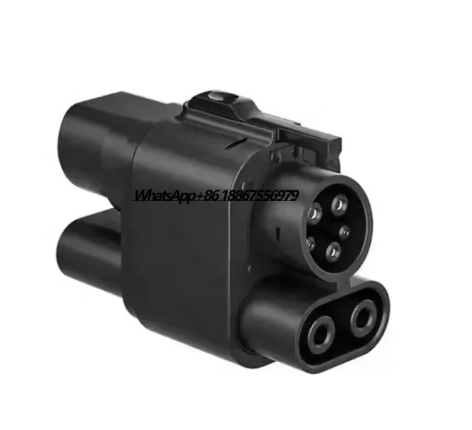 

New 250KW DC Fast EV Charging Adapter CCS2 to CCS1 Electric Vehicle Charger Auto Parts