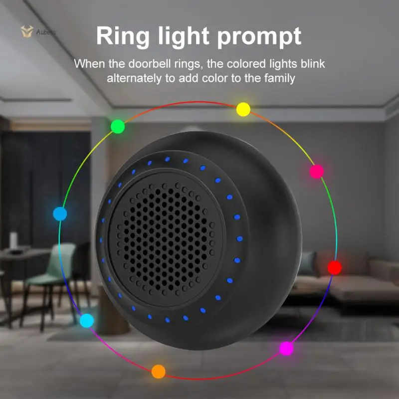

Беспроводной двойной дверной звонок с одним приводом, водонепроницаемый электронный дверной звонок, дверной звонок, умная домашняя кнопка пейджера, телефон, M523, 150 м