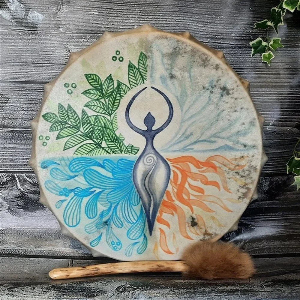 Shaman Drum Siberian Drum Spiritual Music Drum Art Home Decor