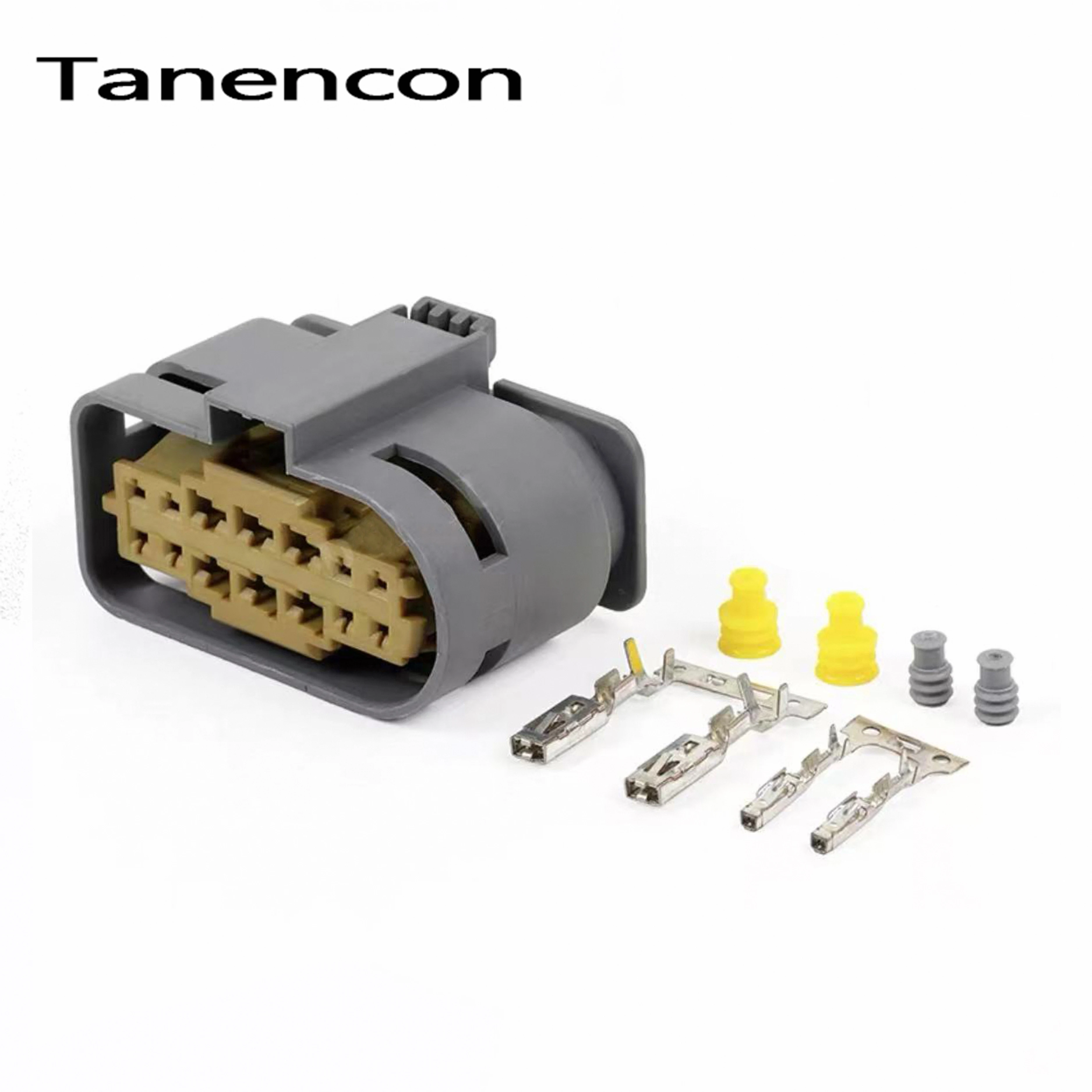 1 Set 14 Pin Car Waterproof Wire Connector Male Female Plug Shell Car Headlight Harness Plug A0525456026 for Mercedes-Benz