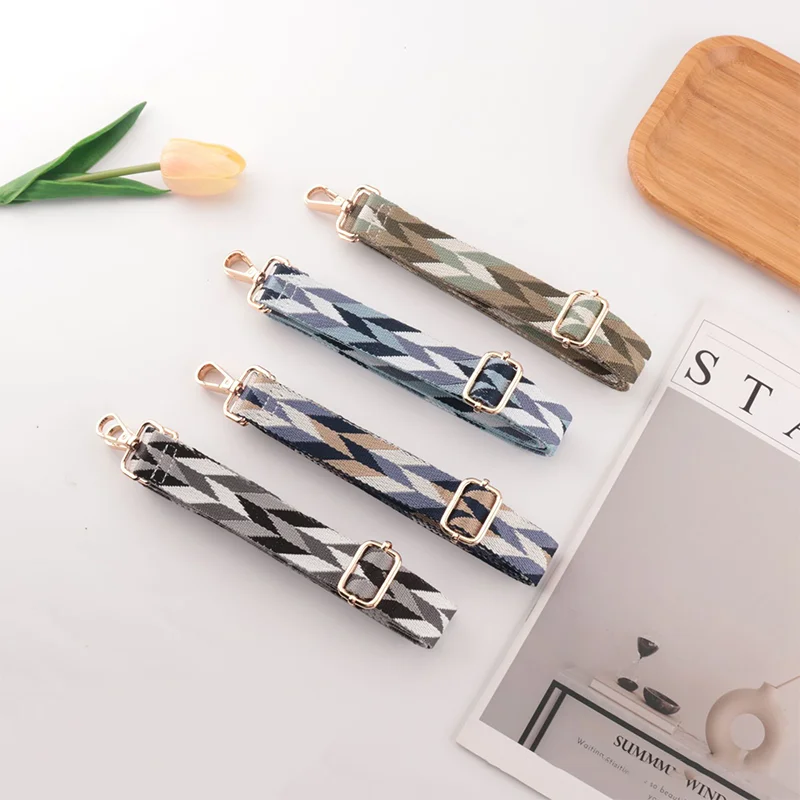 

2.5CM Nylon Shoulder Strap Diy Exquisite Embroidery Universal Fashionable Durable Precision Woven Diagonal Shoulder Strap