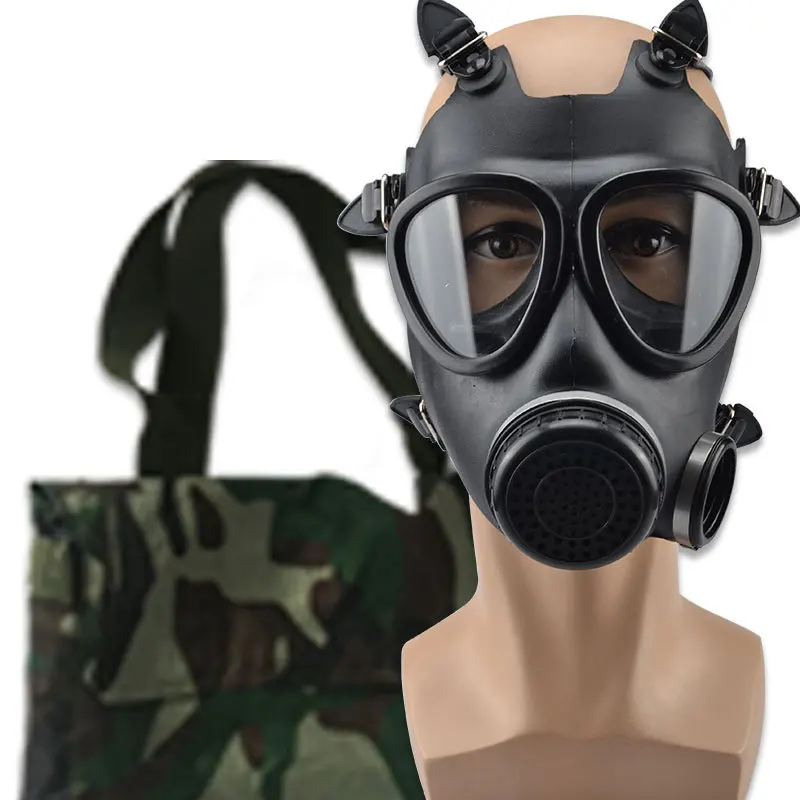 FMJ05 Gas Mask Gas Smoke Biochemical Training Gas Comprehensive Cover Five-Piece Set