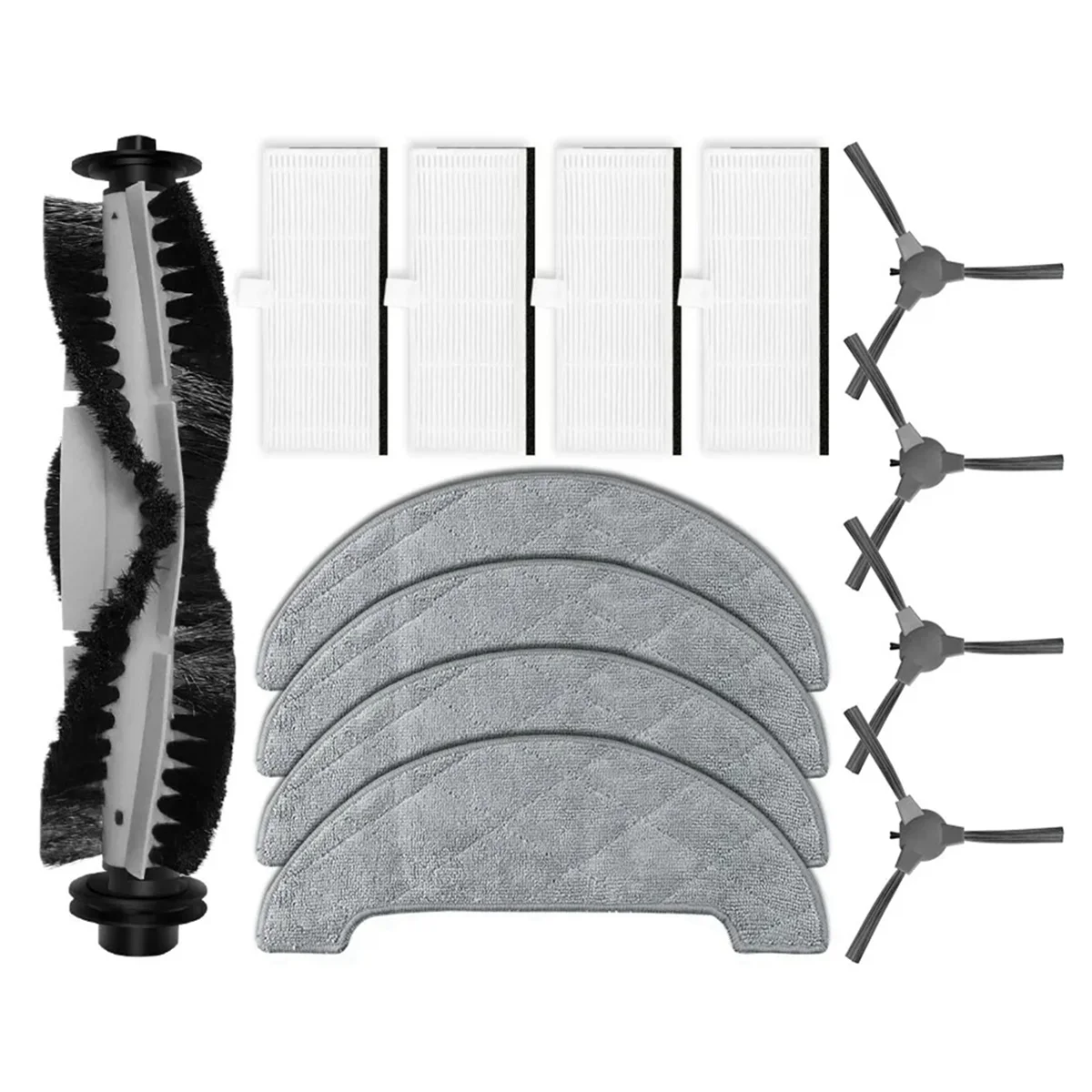 ل INOMI LE7 SE8 جهاز آلي لتنظيف الأتربة استبدال قطع الغيار فرشاة جانبية رئيسية فلتر Hepa ممسحة الملحقات