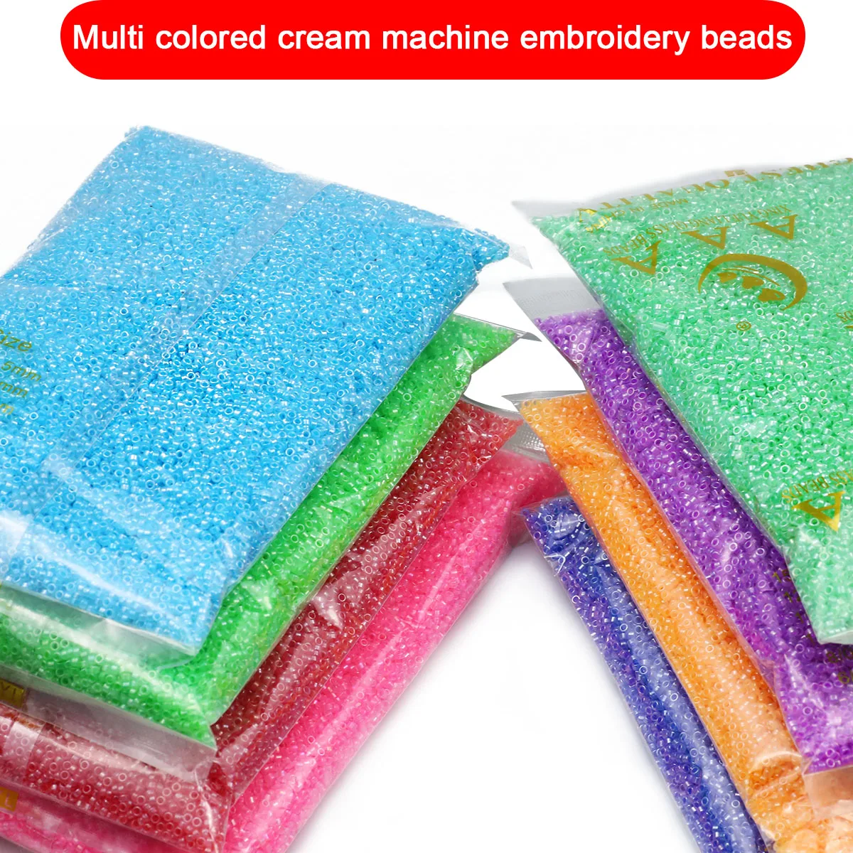 2,5mm Glasperlen für Stickerei 450g pro Packung Handgefertigte DIY Schmuckherstellungsperlen Lose Perlen Armband-Zubehör – Detail 2