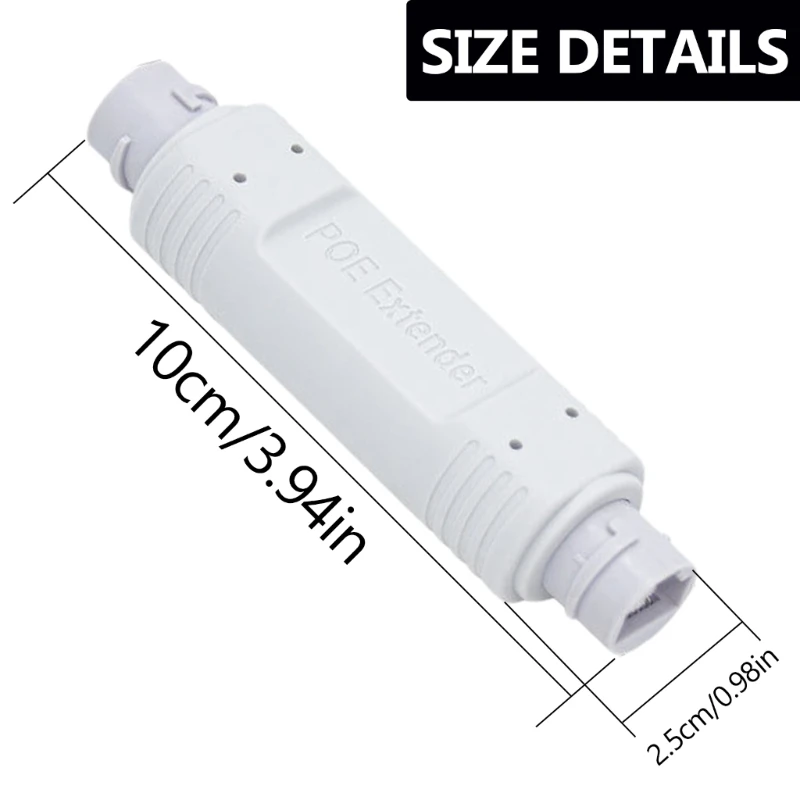 Extensión redes 573A, extensores Poe impermeables IP66, repetidor Poe 10/100Mbps