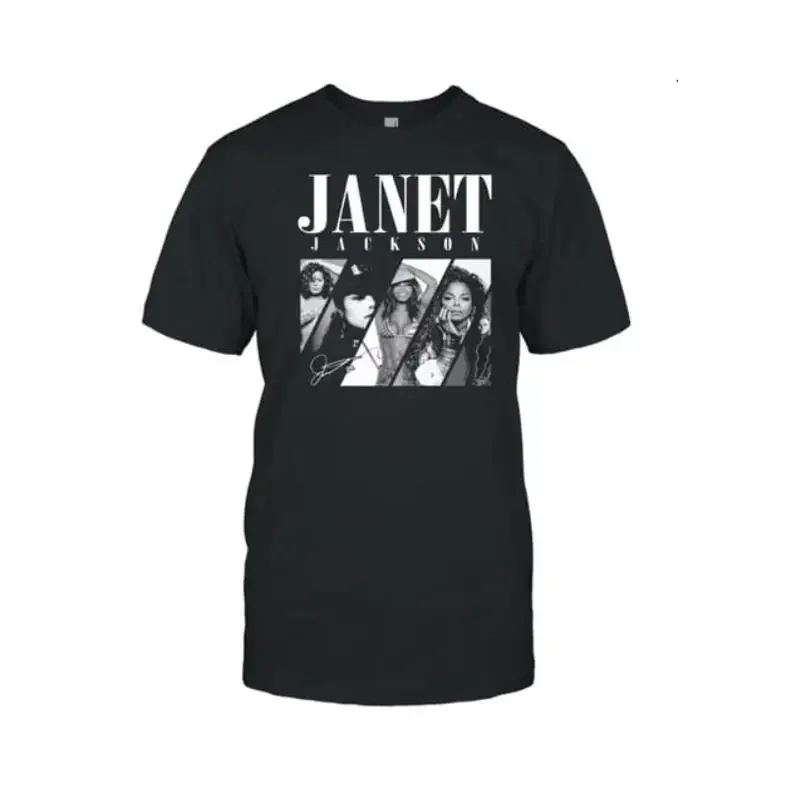 Janet Jackson Signature T Shirt 90s Vintage