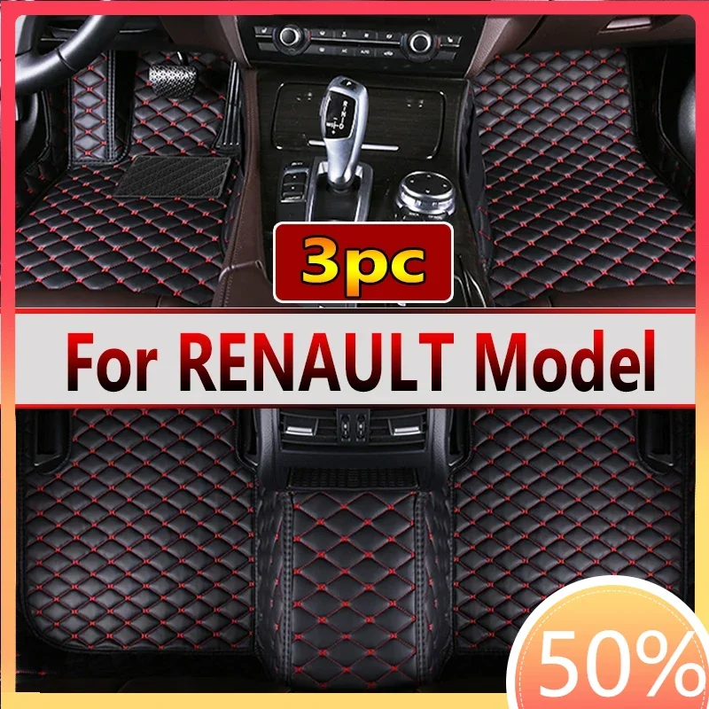 Car Floor Mats For RENAULT Clio Espace Zoe trafic 3 Espace 3 Grand Scenic VEL SATIS Car Accessories 2022 2023