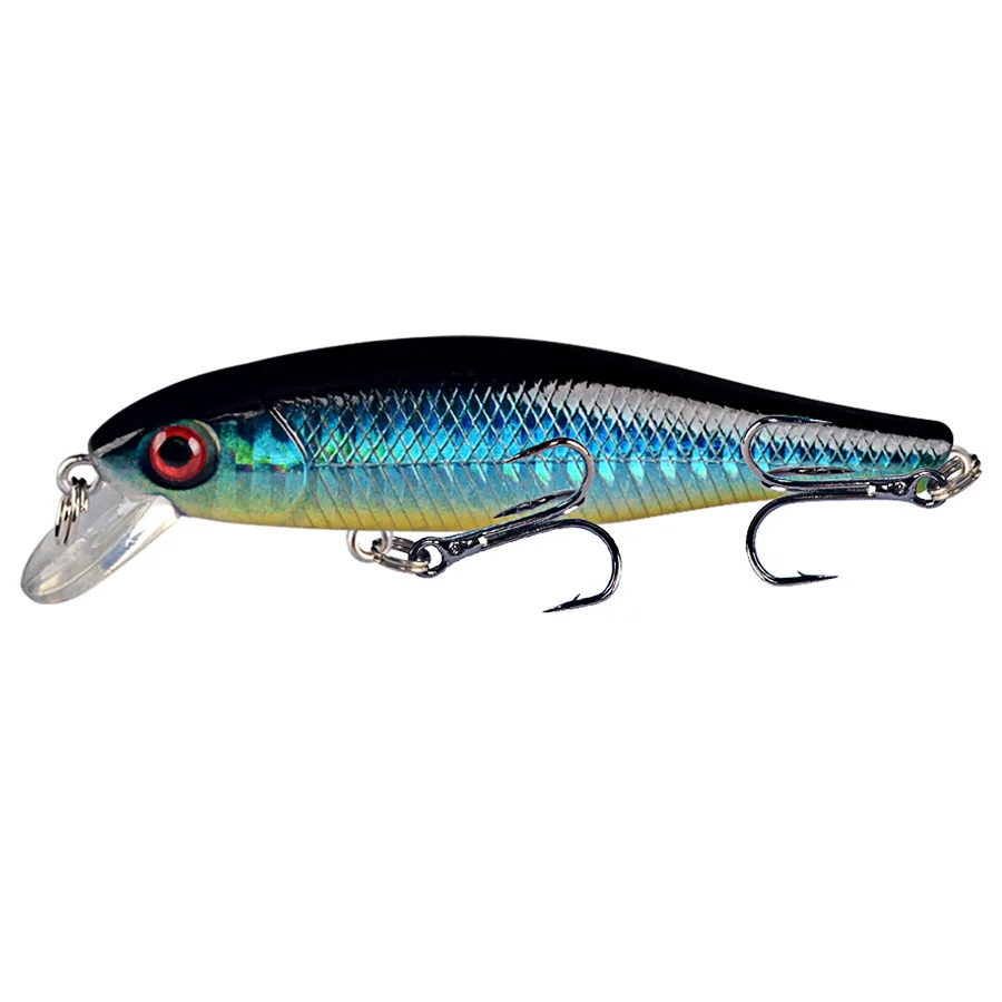 5pcs/box 8.5cm/9.2g Premium Sinking Minnow Jerkbait Fishing Lures Lifelike Wobbler Swimbait for Effective Bass, Pike Hard Bait