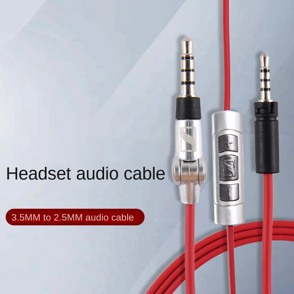 B47C Replacement Audio Cable For MOMENTUM Headphones Bluetooth Cord Headsets Connecter Audio Cable With Mic Remoter view 3